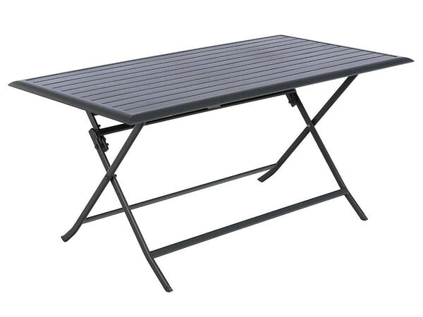 HESPERIDE - Table de jardin rectangulaire Azua 6 places Graphite - Hespéride - large