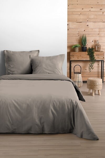 STOF - Housse de couette lin 260x240cm - Blanc - 260x240cm - large