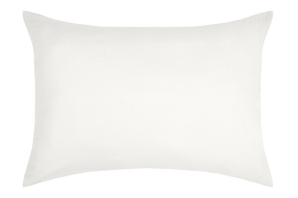 STOF - Taie d'oreiller 100% coton EDEN - Ivoire - 50x70cm - large