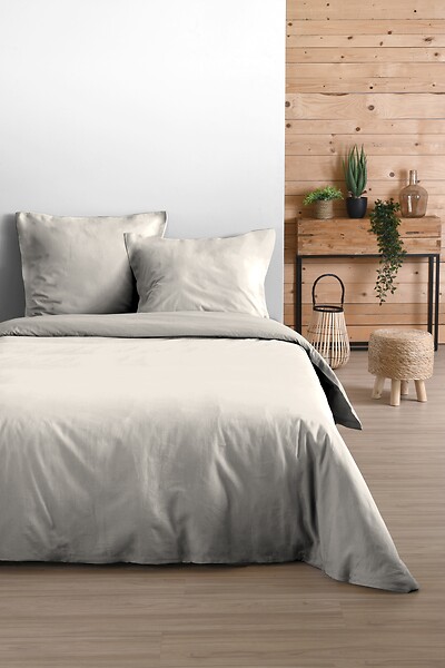 STOF - Housse de couette 260x240cm ivoire - large