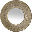 DADA ART - Miroir rond en fil de coton - Naturel - Diam.64cm - vignette