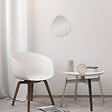 DADA ART - Miroir ovale design - 42x48cm - vignette