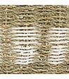 ATMOSPHERA - Lot de 2 Grands Paniers de rangement Bicolore D 50 et D 40 cm - vignette