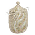 ATMOSPHERA - Lot de 2 Paniers de rangement avec couvercle D 39 et D 30 cm - vignette