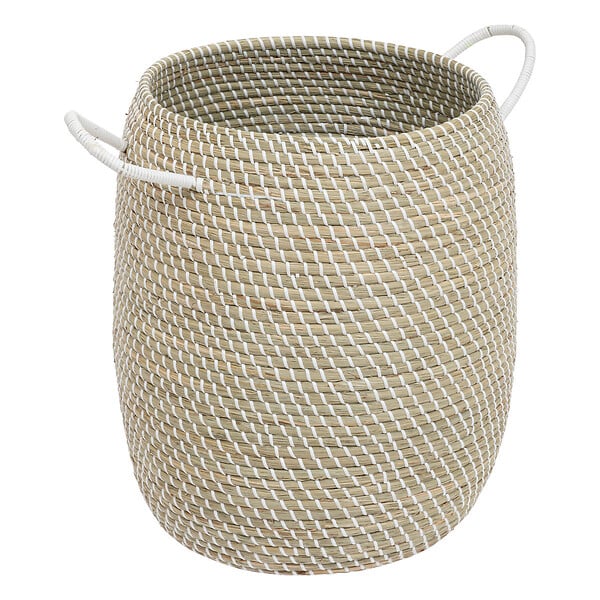 ATMOSPHERA - Lot de 2 Paniers de rangement avec couvercle D 39 et D 30 cm - large