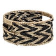 ATMOSPHERA - Lot de 3 Paniers de rangement Beige et Noir D 38 D 30 et D 24 cm - vignette