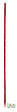 MIKADO - Tuteur Plastique 180cm Rouge Cerise - vignette