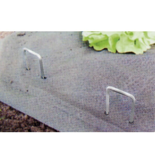 WERKAPRO - Lot de 40 Agrafes métalliques galvanisée   15x4cm - large