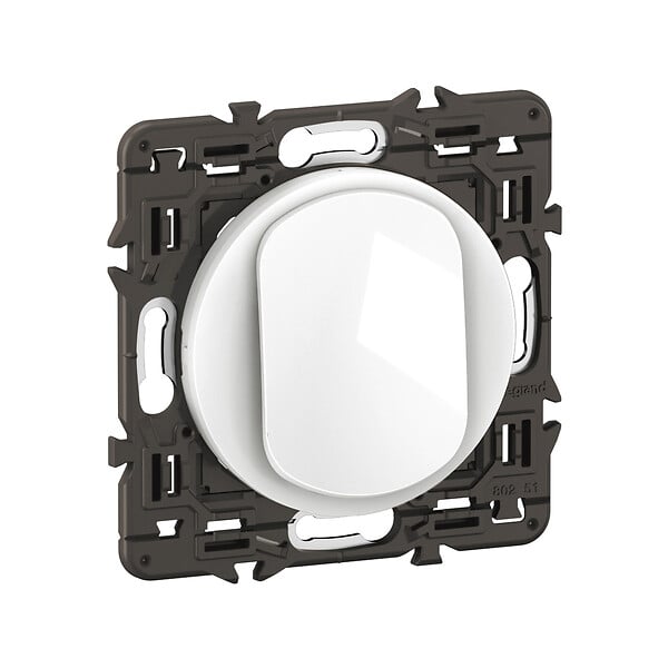 LEGRAND - Poussoir NO+NF 6A composable blanc - Céliane - large