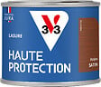 V33 BOIS - Lasure bois Haute Protection 8 ans satin Acajou 125ml - vignette