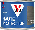 V33 BOIS - Lasure Haute Protection 8 ans satin gris anthracite 125 ML - vignette