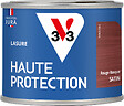 V33 BOIS - Lasure Haute Protection 8 ans satin rouge basque 125 ML - vignette