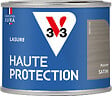 V33 BOIS - Lasure Haute Protection 8 ans satin poivre 125 ML - vignette