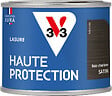 V33 BOIS - Lasure Haute Protection 8 ans satin noir charbon 125 ML - vignette