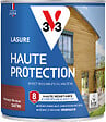 V33 BOIS - Lasure Haute Protection 8 ans satin - Rouge basque - 0,75L - vignette