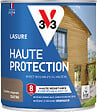 V33 BOIS - Lasure Haute Protection 8 ans satin cèdre argente 0,75 L - vignette
