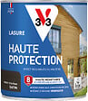 V33 BOIS - Lasure Haute Protection 8 ans satin noir charbon 0,75 L - vignette