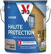 V33 BOIS - Lasure Haute Protection 8 ans - Satin Gris Argenté - 2,5L - vignette