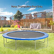 HOMCOM - Couvre-ressort trampoline Ø 366 cm PVC PE haute densité rembourrage 15 mm bleu - vignette