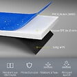 HOMCOM - Couvre-ressort trampoline Ø 366 cm PVC PE haute densité rembourrage 15 mm bleu - vignette