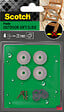 SCOTCH - Patin plastique amortisseur à visser SCOTCH translucide diam 22mm x4 - vignette