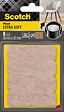 SCOTCH - Patin feutre laine adhésif SCOTCH beige 35 x 24 mm x8 - vignette