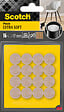 SCOTCH - Patin feutre laine adhésif SCOTCH beige diam 17mm x16 - vignette