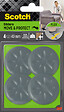 SCOTCH - Glisseur tout terrain adhésif SCOTCH gris métal diam 40mm x4 - vignette