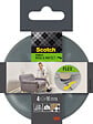 SCOTCH - Glisseur tout terrain adhésif SCOTCH gris métal diam 90mm x4 - vignette