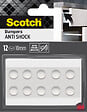 SCOTCH - Dome amortisseur adhésif SCOTCH translucide diam 10mm x12 - vignette