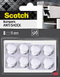 SCOTCH - Dome amortisseur adhésif SCOTCH translucide diam 19mm x8 - vignette