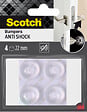 SCOTCH - Dome amortisseur adhésif SCOTCH translucide diam 22mm x4 - vignette