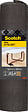 SCOTCH - Patin feutre laine adhésif SCOTCH marron 300 x 360 mm - vignette