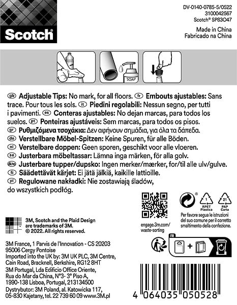SCOTCH - Embout multitaille enveloppant SCOTCH noir diam 16 - 20mm x5 - large