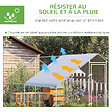 PAWHUT - Enclos poulailler chenil 12 m² - parc grillagé dim. 4L x 3l x 2H m - espace couvert - acier galvanisé - vignette