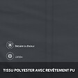 OUTSUNNY - Store banne manuel inclinaison réglable acier alu. dim. 150L x 120l (avancée) cm polyester imperméabilisé anti-UV gris - vignette