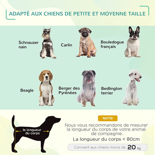 PAWHUT - Lit pour chien chat sur pieds lit de camp lit surélevé rafraîchissant velum anti-UV Oxford micro-perforé parasol et sac de transport inclus dim. 92L x 76l x 90H cm gris noir - large