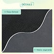 PAWHUT - Lit pour chien chat sur pieds lit de camp lit surélevé rafraîchissant velum anti-UV Oxford micro-perforé parasol et sac de transport inclus dim. 92L x 76l x 90H cm gris noir - vignette