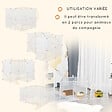 PAWHUT - Cage parc enclos modulable petits animaux - dim. 105L x 105l x 45H cm - 12 panneaux résine PP opaque - vignette