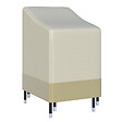 OUTSUNNY - Housse de protection chaises de jardin empilables bâche étanche 70L x 90l x 115H cm oxford haute densité 600D beige café - vignette