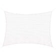 HOMCOM - Voile d'ombrage rectangulaire 4 x 6 m toile solaire taud de soleil crème - vignette