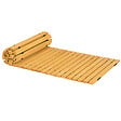 OUTSUNNY - Allée chemin de jardin en lattes de bois enroulable - dim. 185L x 60l x 1,9H cm - bois de sapin pré-huilé - vignette
