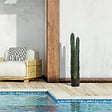 OUTSUNNY - Cactus artificiel grand réalisme plante artificielle grande taille dim. à˜ 17 x 100H cm vert - vignette