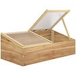 OUTSUNNY - Mini serre de jardin serre pour semis dim. 100L x 50l x 36H cm toit 2 pans ouvrables séparement panneaux de polycarbonate bois sapin pré-huilé - vignette