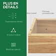 OUTSUNNY - Mini serre de jardin serre pour semis dim. 100L x 50l x 36H cm toit 2 pans ouvrables séparement panneaux de polycarbonate bois sapin pré-huilé - vignette