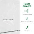 OUTSUNNY - Serre de jardin balcon terrasse 8 étagères dim. 143L x 73l x 195H cm acier PVC imperméable anti-UV transparent vert - vignette