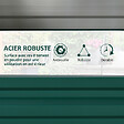 OUTSUNNY - Carré potager de jardin dim. 120L x 60l x 30H cm tôle d'acier ondulée vert - vignette