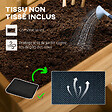 OUTSUNNY - Jardinière murale avec treillis - lot de 3 jardinières murales - dim. 60L x 16l x 80H cm - bois sapin pré-huilé - vignette