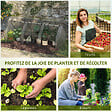 OUTSUNNY - Mini serre de jardin serre à  tomates 270L x 90l x 90H cm acier PE haute densité 140 g/mÂ² anti-UV 3 fenêtres avec zip enroulables blanc - vignette