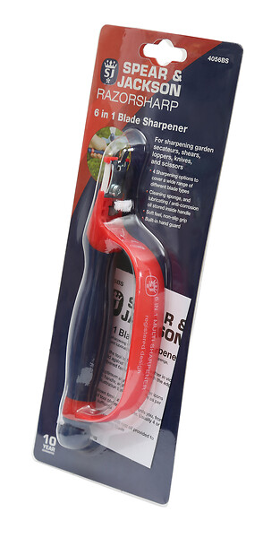 SPEAR & JACKSON - Affuteur indispensable pour l'entretien de vos outils de jardin - large